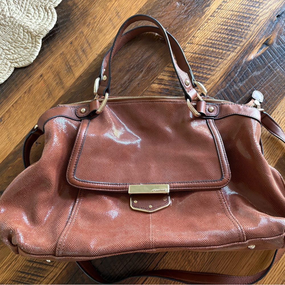 Brown B. Makowski handbag.